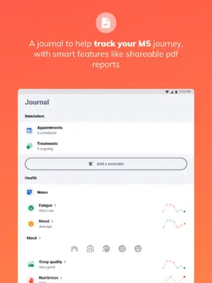 Aby, my Multiple Sclerosis app android App screenshot 1
