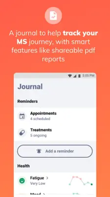 Aby, my Multiple Sclerosis app android App screenshot 6